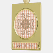 クリスマスジュビリーバナーオーナメント ゴールドプレートバナーオーナメント (左)