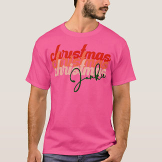 クリスマスジュンキレオパードサンタクロースおもしろいクリスマス Tシャツ