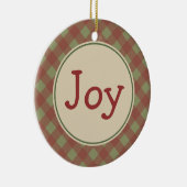 クリスマスジョイオーナメント セラミックオーナメント (右)