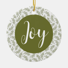 クリスマスジョイカスタムズファミリーフォトホリデー セラミックオーナメント