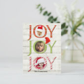 クリスマスジョイカスタムズ写真 シーズンポストカード (スタンド正面)