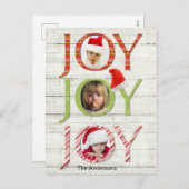 クリスマスジョイカスタムズ写真 シーズンポストカード (正面/裏面)