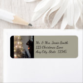 クリスマスジョイカリコキャット差出人住所ラベル ラベル (インサイチュ)