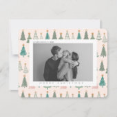 クリスマスジョイクリスマスファミリー写真 シーズンカード (正面)