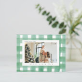 クリスマスジョイクリスマスファミリー写真 シーズンポストカード (スタンド正面)