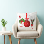 クリスマスジョイコットン装飾用クッション クッション (椅子)