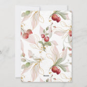 クリスマスジョイコラージュ3フォトホリデーカード シーズンカード (裏面)