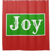 クリスマスジョイシャワーカーテン シャワーカーテン (正面)
