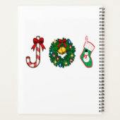 クリスマスジョイシンプルデコレーションモダンミニマル プランナー手帳 (裏面)