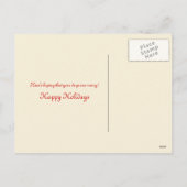 クリスマスジョイス – ヴィンテージビクトリオンクリスマス シーズンポストカード (裏面)