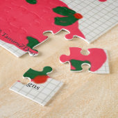 クリスマスジョイツリーイエロースターホリデー ジグソーパズル (側面)