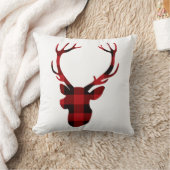 クリスマスジョイディアヘッドランバージャック装飾用クッション クッション (ブランケット)