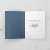 クリスマスジョイドーヴホワイトツリーホリデーカード シーズンカード (内部)