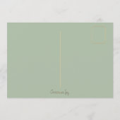 クリスマスジョイハートソンバードスノーエバーグリーンツリー シーズンカード (裏面)