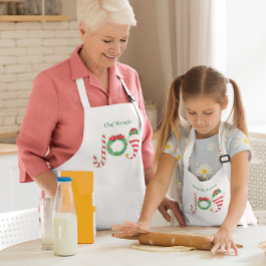 クリスマスジョイパーソナライズされたエプロン スタンダードエプロン