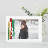 クリスマスジョイフォトカード 招待状 (スタンド正面)