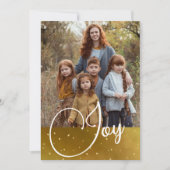 クリスマスジョイフォト金ゴールド シーズンカード (正面)