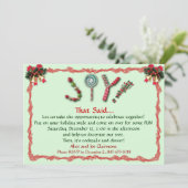 クリスマスジョイ招待状 招待状 (スタンド正面)