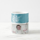 クリスマスジョイ生まれたばかりの新生児写真マグカップ コーヒーマグカップ (中央)