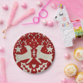 クリスマスジョイI ペーパープレート (パーティー)