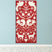 クリスマスジョイII キャンバスプリント (インサイチュ (ウッドフロア))