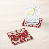 クリスマスジョイII スクエアペーパーコースター (インサイチュ)