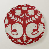 クリスマスジョイII ラウンドクッション (裏面)