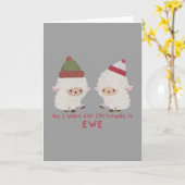 クリスマスジョーク: クリスマスに欲しいのはあなただけ カード (黄色い花)