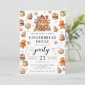 クリスマスジンガ飾ーパンパーティの招待状 招待状 (スタンド正面)