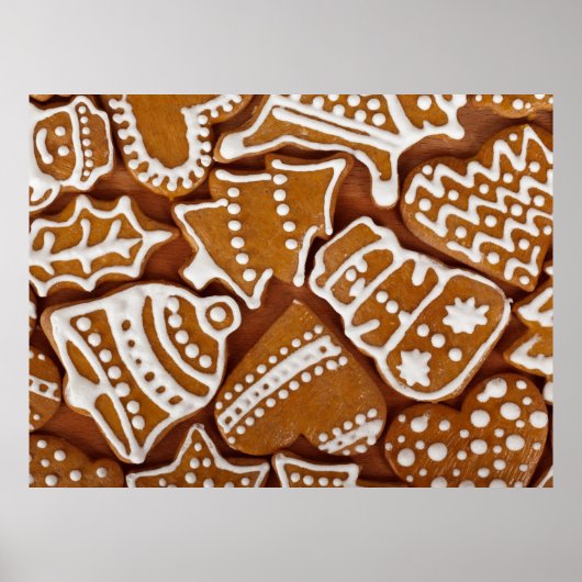 クリスマスジンジャークッキー ポスター (正面)