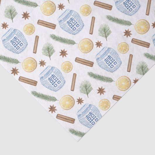 クリスマスジンジャージャンプシナモンスティックスターアニス 薄葉紙 (詳細)