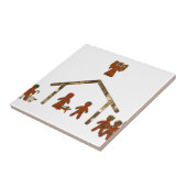 クリスマスジンジャーパン出生 タイル (側面)