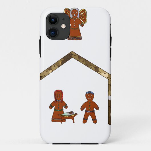 クリスマスジンジャーパン出生 Case-Mate iPhoneケース (裏面)