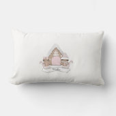 クリスマスジンジャーパン投げクッション ランバークッション (正面)