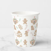 クリスマスジンジャーパン紙カップ 紙コップ (正面)