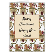 クリスマスジンジャーブレッドカード