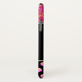 クリスマスジンジャーブレッドガールピンクグリッターモノグラム Case-Mate iPhoneケース (裏面/右)