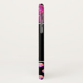 クリスマスジンジャーブレッドガールピンクグリッターモノグラム Case-Mate iPhoneケース (裏面/左)