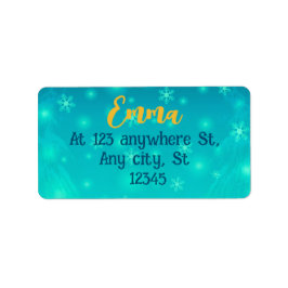 クリスマスジンジャーブレッドキャンディーハウスとお正月 ラベル