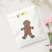 クリスマスジンジャーブレッドギフトバッグ フェイバーバッグ (封をした状態)