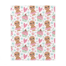 クリスマスジンジャーブレッドクッキーガールキャンディ&カップケーキ