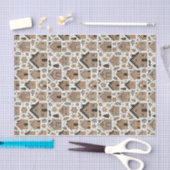 クリスマスジンジャーブレッドクッキー 薄葉紙 (クラフト)