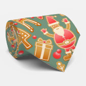 クリスマスジンジャーブレッドサンタ ネクタイ (ロール)