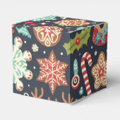 クリスマスジンジャーブレッドシームレスパターン フェイバーボックス (裏面サイド)