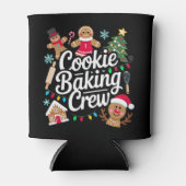 クリスマスジンジャーブレッドトナカイ クッキー焼きクルー 缶クーラー (正面)