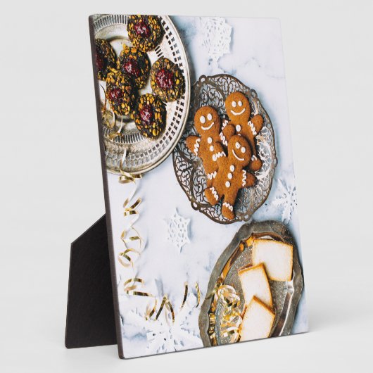 クリスマスジンジャーブレッドトリートウォールアート フォトプラーク (側面)