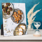 クリスマスジンジャーブレッドトリートウォールアート フォトプラーク (側面)