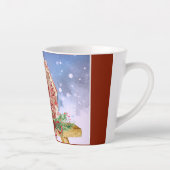 クリスマスジンジャーブレッドハウスウォーターカラー カフェラテマグ (右)