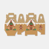 クリスマスジンジャーブレッドハウスギフトボックス フェイバーボックス (折り畳みなし)