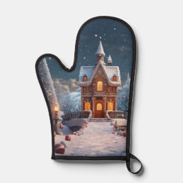 クリスマスジンジャーブレッドハウススターリーナイト 鍋つかみ